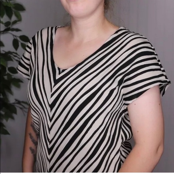 Dana Buchman Cap-sleeve Top Sz L - Picture 9 of 11